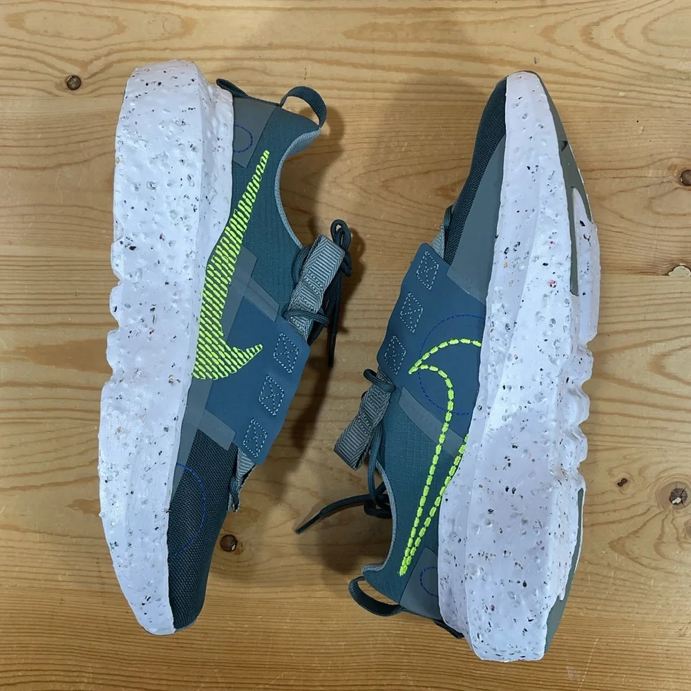 NIB Nike Men's Crater Impact SE Shoes # DJ6308 002 Size Men’s 10 green grey